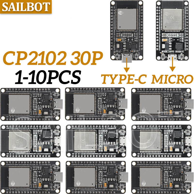Nodemcu 32S - 1/5/10PCS WR-32 32-S Development Board WiFi+Bluetooth-compatible