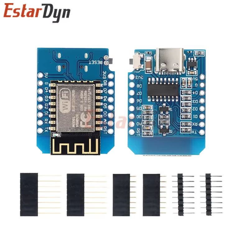 D1 Mini TYPE-C/MICRO ESP8266 E - Nodemcuv2 ulasan dan harga