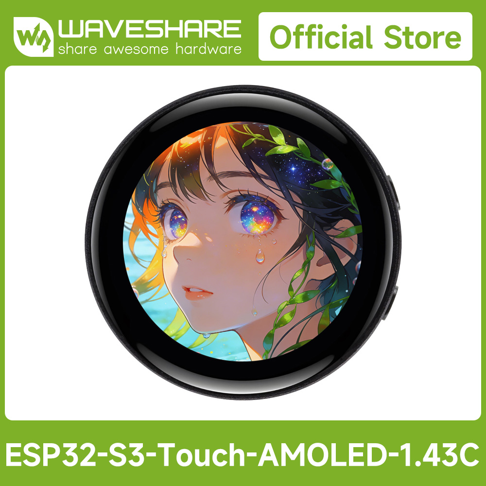 WaveshareESP32-S3 1.43inch AMO - Waveshare Esp32 ulasan dan harga