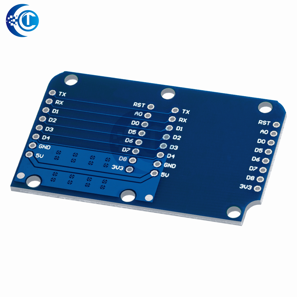 Double Socket Dual Base Shield - Wemos D1 ulasan dan harga