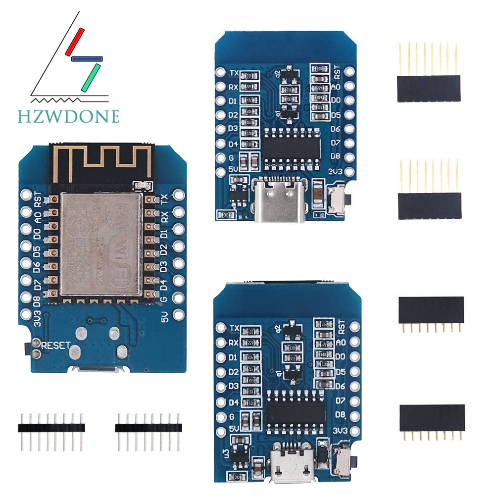 Type-C Micro USB D1 Mini NodeM - Nodemcuv2 ulasan dan harga