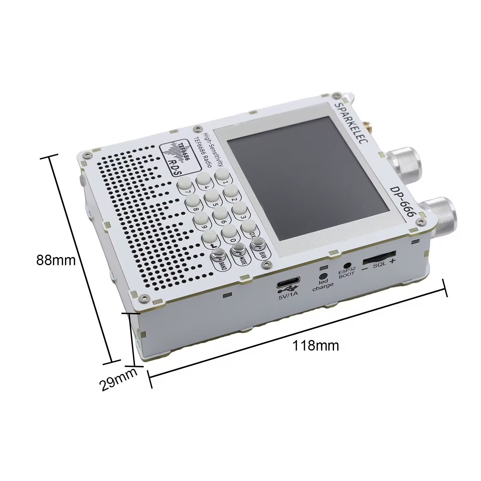New DP-666 TEF6686 Radio High  - Devkitc ulasan dan harga